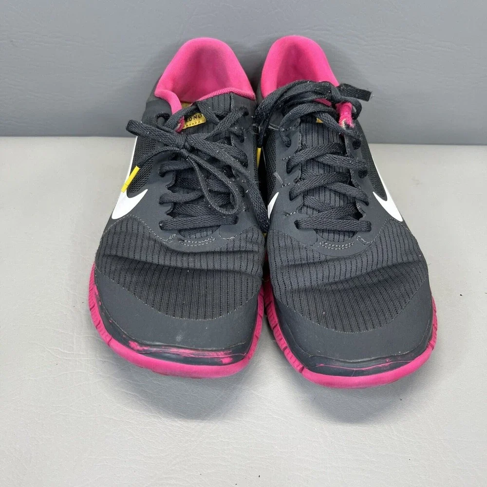 Nike Free V3 Livestrong 586296 Gray Pink Running Shoes Womens 9